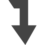 Level Down Bold SVG Icon